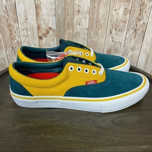 Vans Era Pro Prime Atlantic/Gold Sneaker Size 8.5 Women - Picture 3 of 10